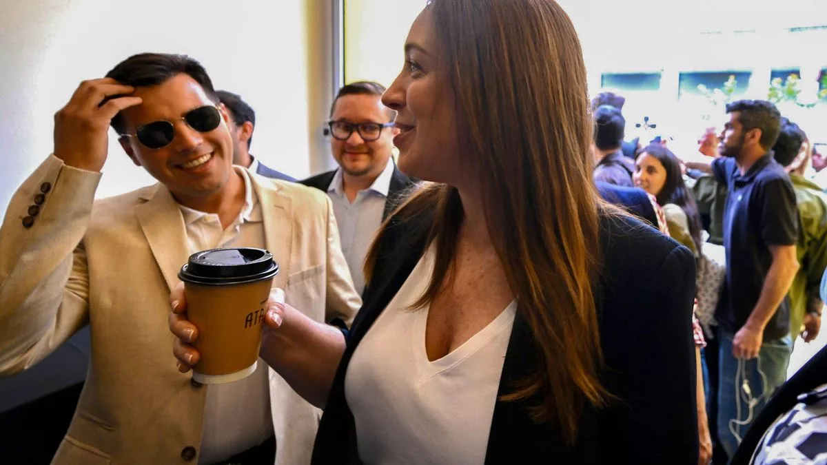 María Eugenia Vidal ingresando a la sede del PRO