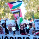Miles de personas se manifiestan en Madrid al grito de “Palestina, libertad”