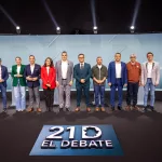 El debate en televisión en las elecciones de Extremadura: formato de 10 candidatos sin trascendencia para la batalla final