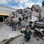 La Guardia Civil investiga a cuatro personas por un presunto traslado de residuos textiles procedentes de Marruecos