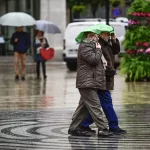 Una borrasca aislada pone en aviso amarillo a seis comunidades por lluvias, tormentas y viento