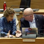 El calvario de la socialista Chivite; perseguida por la sombra de Santos Cerdán y ninguneada por sus socios nacionalistas