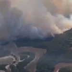 Un incendio en Leciñena (Zaragoza) arrasa mil hectáreas en dos horas y media