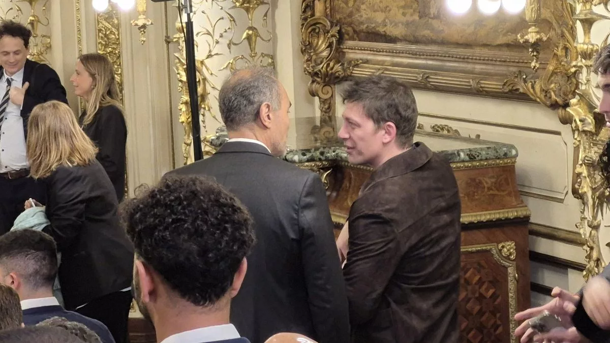 Santiago Caputo y Eduardo "Lule" Menem.