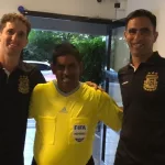 Cómo fue el emotivo encuentro entre “el árbitro de Villa Urquiza” y su ídolo: “Me hicieron el tipo más feliz”