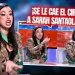 EN DIRECTO/ El mayor esperpento de Sarah Santaolalla: ¡llora y huye del plató porque le desmontan su circo!