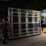 El tapiz de Bayeux llega al British Museum, de madrugada, y entre fuertes medidas de seguridad