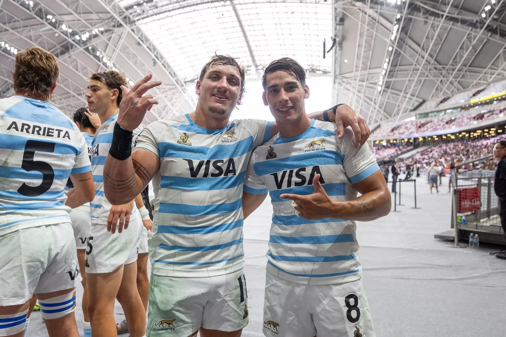 Los Pumas 7s no ganaron ninguna etapa en el Circuito Mundial 2025-2026