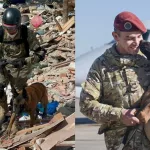 Bart, el perro argentino que ayudó a rescatar a dos menores de entre los escombros en Venezuela