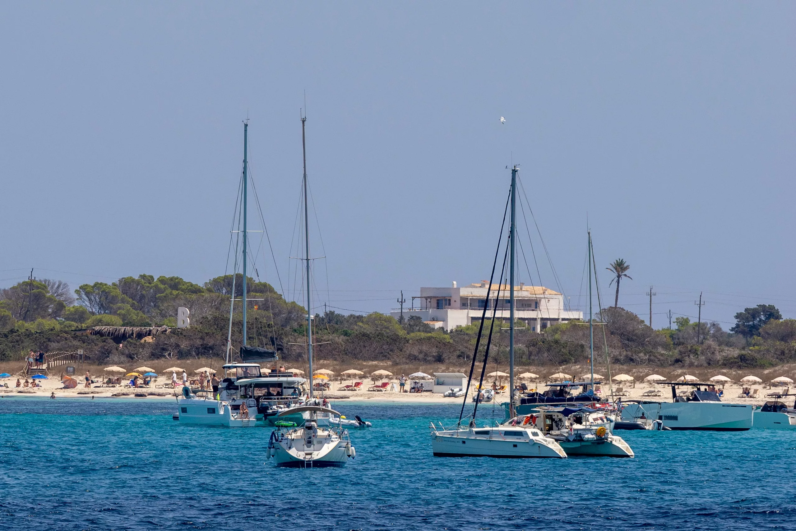 Playa de Es Cavall den Borràs, en Formentera.