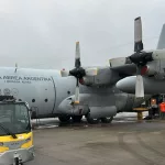 Un Hércules de la Fuerza Aérea que iba a Europa tuvo que volver a la Argentina tras una desperfecto en pleno vuelo