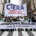 CTERA calificó de “contundente” el paro docente y advirtió que la Argentina se quedará “sin maestros”