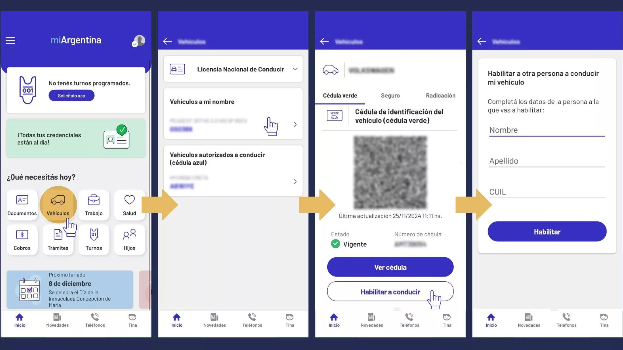 La aplicación debe estar actualizada