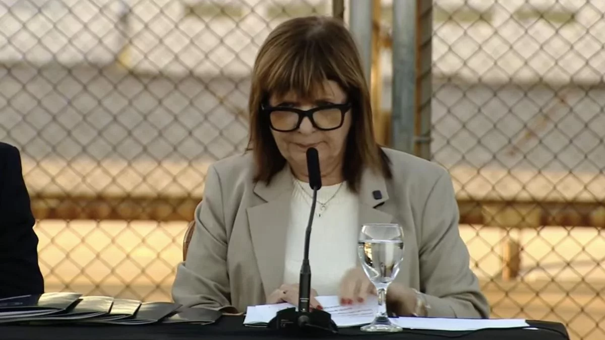 La ministra de Seguridad, Patricia Bullrich