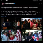El guiño de Eric Adams a los migrantes latinos en medio de las políticas de Trump: “Mi familia”
