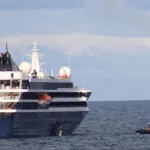 Murió en Ushuaia un turista estadounidense que había sido evacuado de un crucero en medio del mar