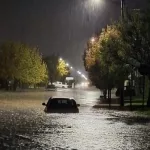 Temporal de madrugada en el AMBA deja calles anegadas y más de 11 mil usuarios sin luz