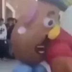 Insólita pelea en un festejo escolar: el Señor Cara de Papa y un personaje de South Park terminaron a las trompadas