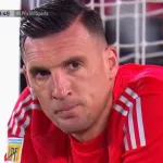 Video: el blooper de Armani que terminó en gol de Sarmiento