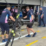 Video Olé: el trabajo a contrarreloj de Alpine para arreglar el auto de Franco Colapinto