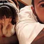 Así despidió Lewis Hamilton a su perro, el conocido Roscoe, que murió este lunes