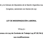 Entró al Senado el proyecto del Gobierno de reforma laboral