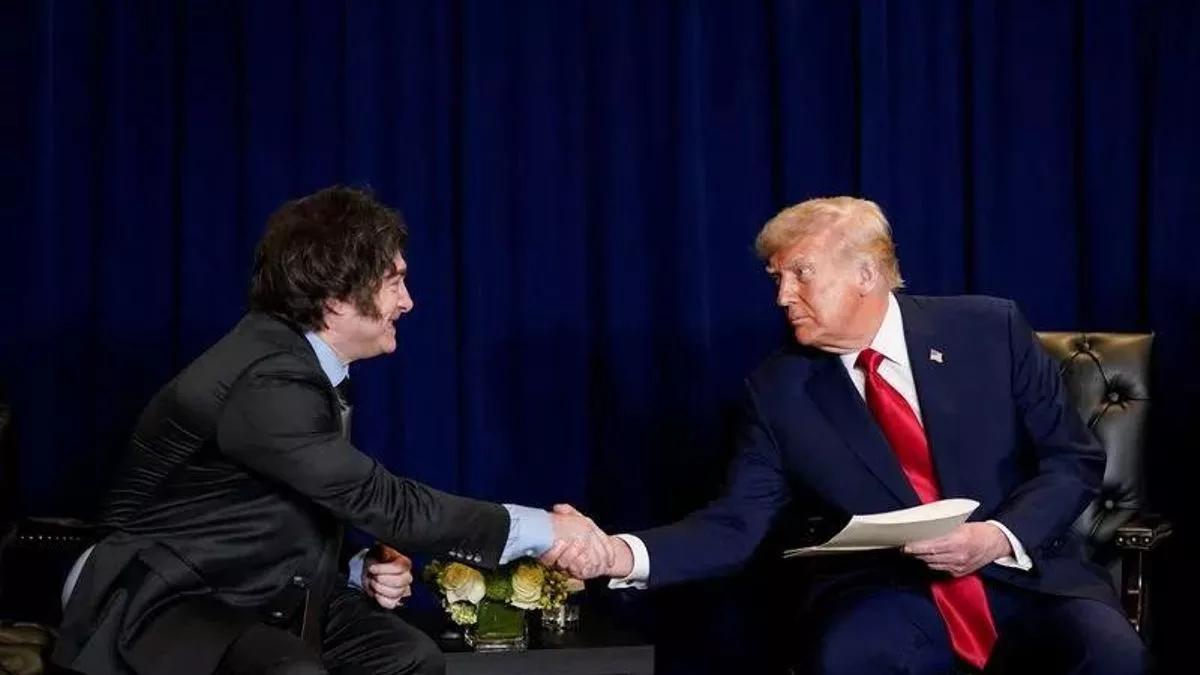 Trump y Milei, en Nueva York, este martes 23 de septiembre de 2025.