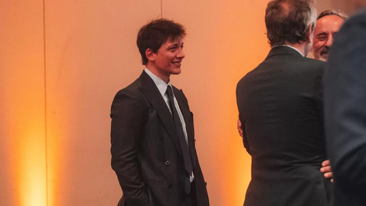 Santiago Caputo durante la cena de gala de la CPAC Argentina, en diciembre de 2024.