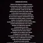 Deportivo Español desvinculó a su abogado por tocar el teclado en el show de Milei con la camiseta del club