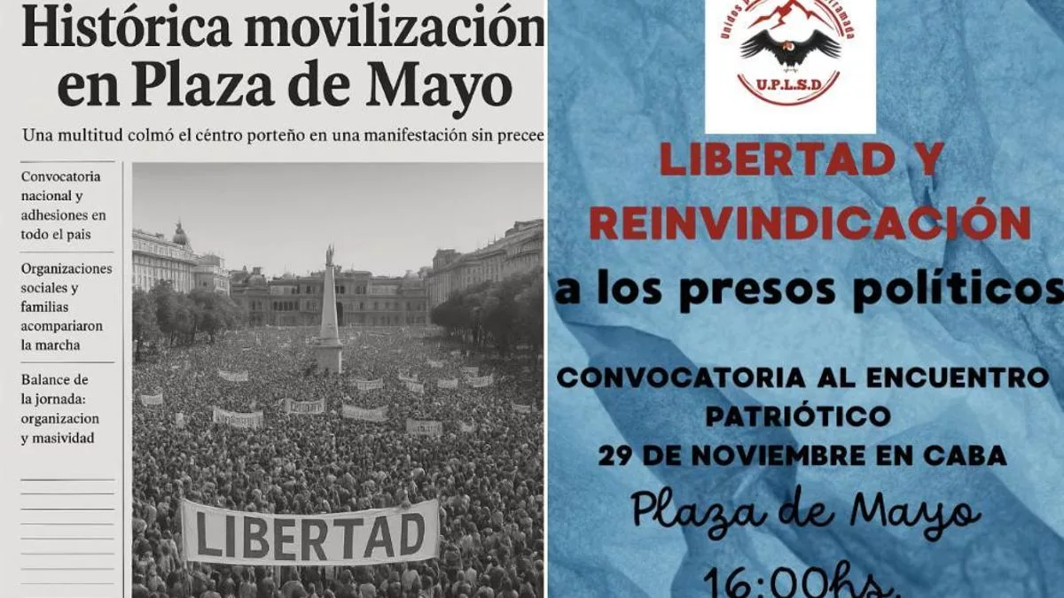 Algunos de los flyers de la convocatoria para el 29 de noviembre.