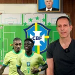La pizarra de Vicente Muglia: así juega Brasil