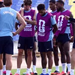 Las buenas noticias que recibió Inglaterra en una práctica con visita de lujo