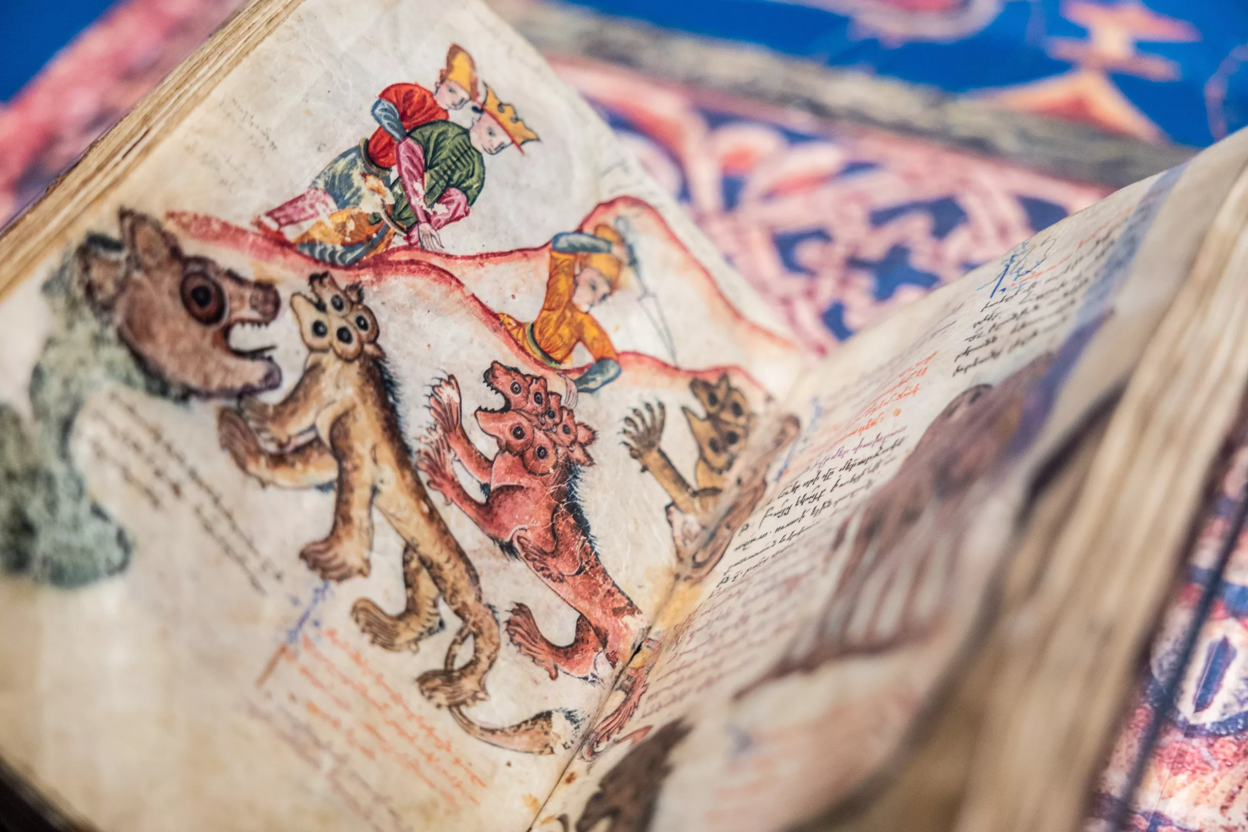 Detalle de uno de los manuscritos.