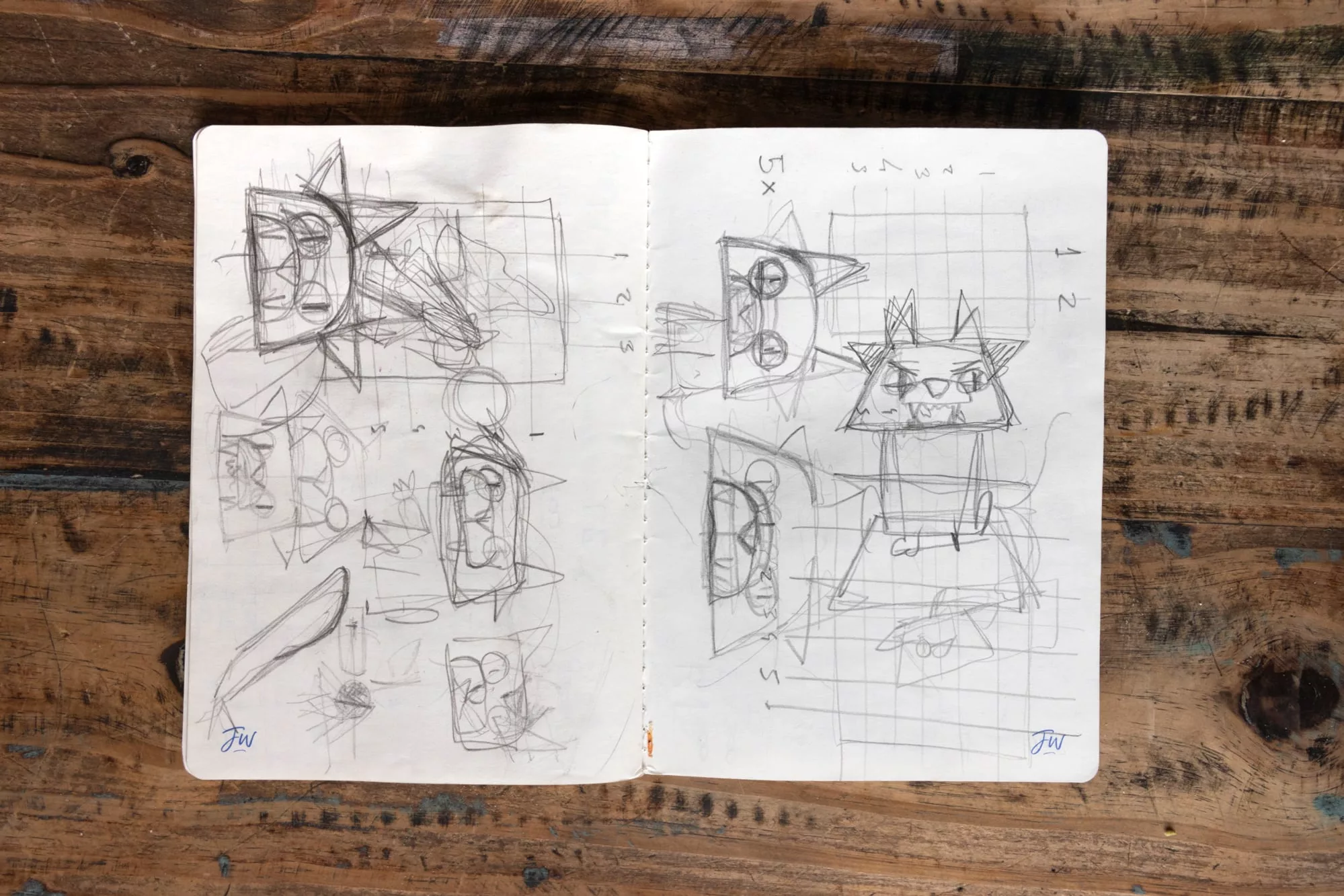 El boceto de dicha obra