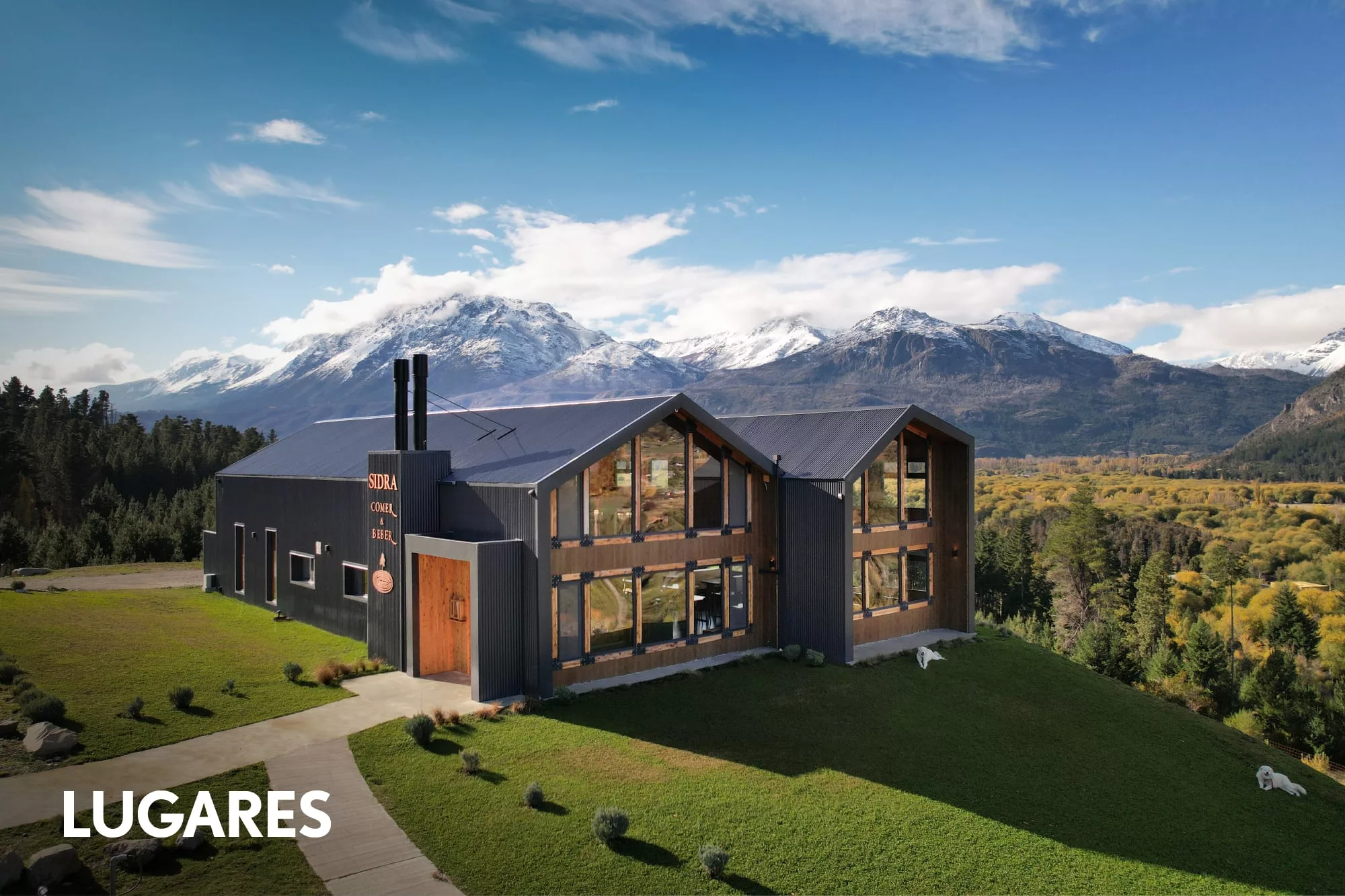 El restaurante patagónico que funciona adentro de un laberinto y sirve una sidra única en Sudamérica