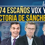EN DIRECTO / ¡VOX sacaría 74 escaños y Sánchez ganaría las elecciones!