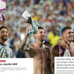 Casi uno de cada cinco titulares internacionales fue negativo con la Selección Argentina en el Mundial 2026