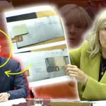 La senadora de UPN obliga a un sudoroso Sánchez a ponerse las gafas por los sobres de Ferraz