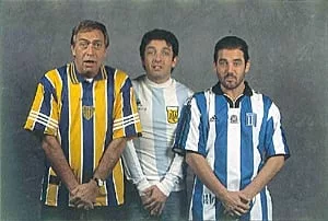 Brandoni, Darín y Palacios: hinchas apasionados