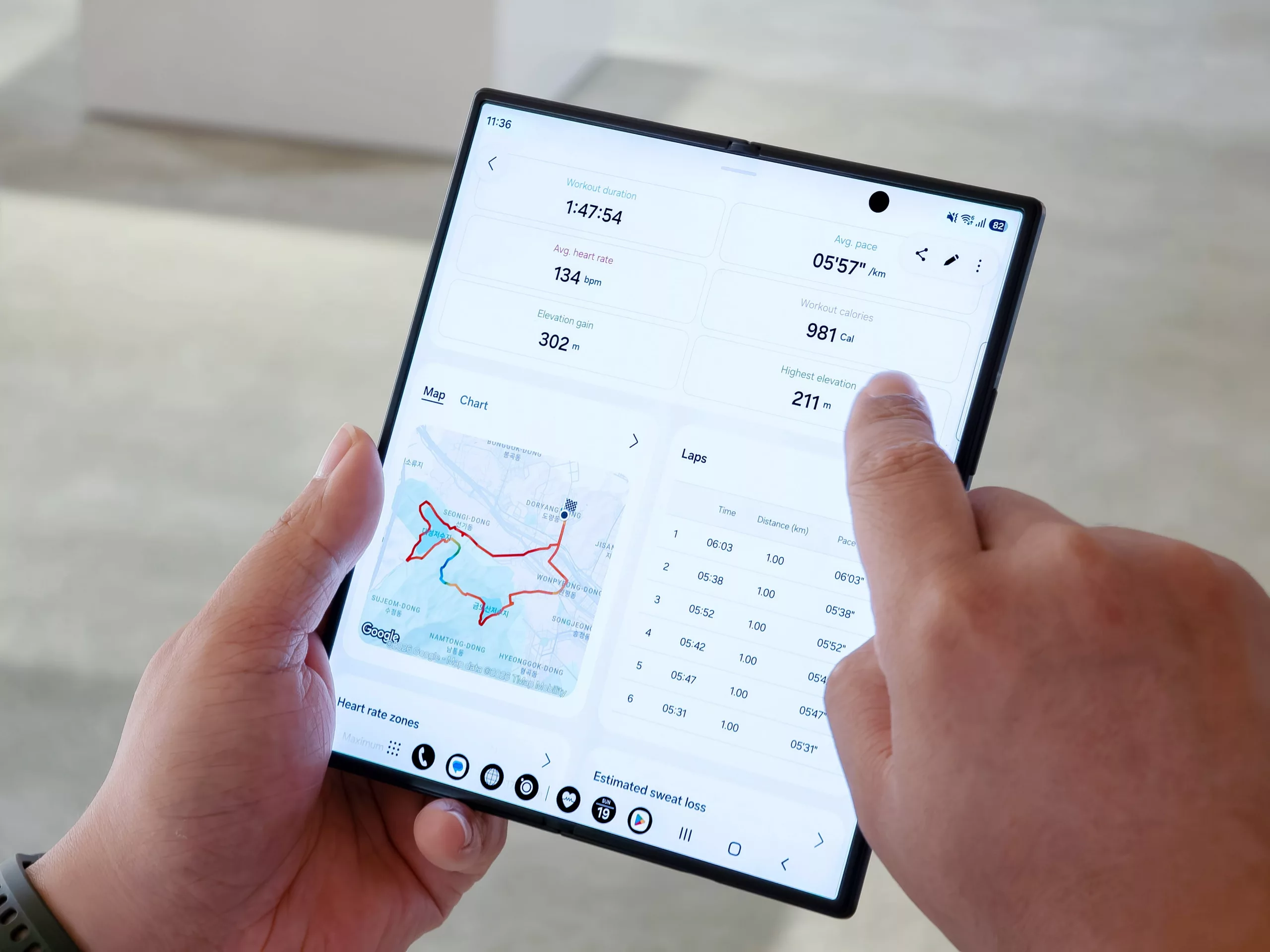 El nuevo Samsung Galaxy Z Fold8 Ultra dispone de una pantalla principal de 8 pulgadas, la mayor en un plegable de la compañía.