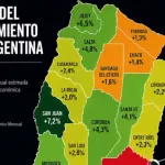 La Universidad Austral desmintió haber elaborado el mapa de crecimiento provincial con errores que compartieron Milei y un asesor de Caputo