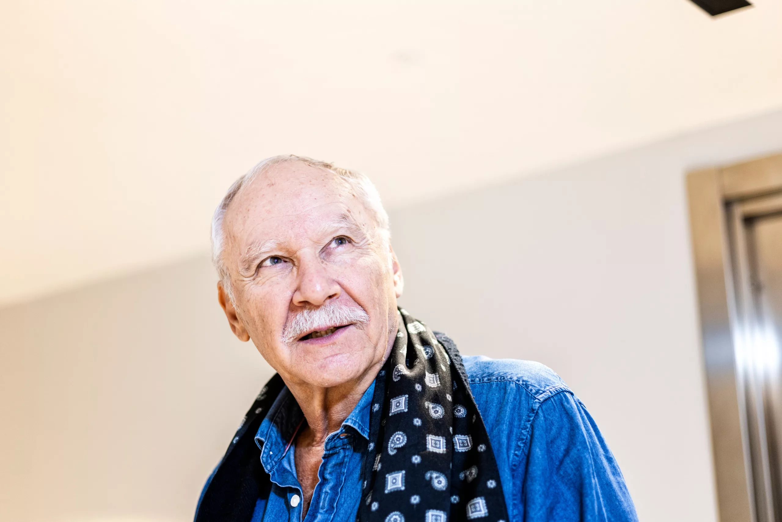 Pablo Vierci, durante la entrevista.