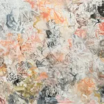 Micromundos radiantes: pinturas y collages de Eduardo Stupía