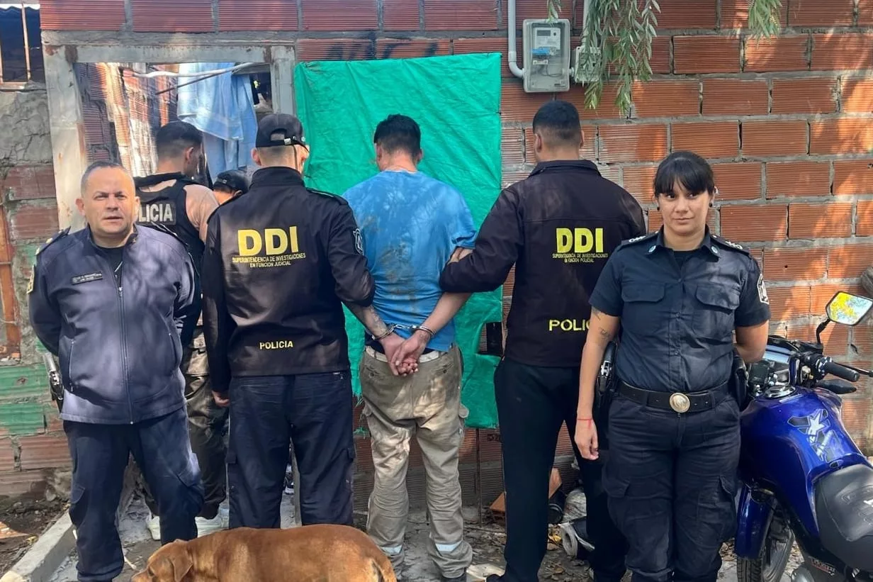 La detención de los motochorros.