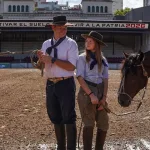 Una dupla poco común: un psicólogo y su hija de 13 años llegaron a la final nacional de paleteadas camperas