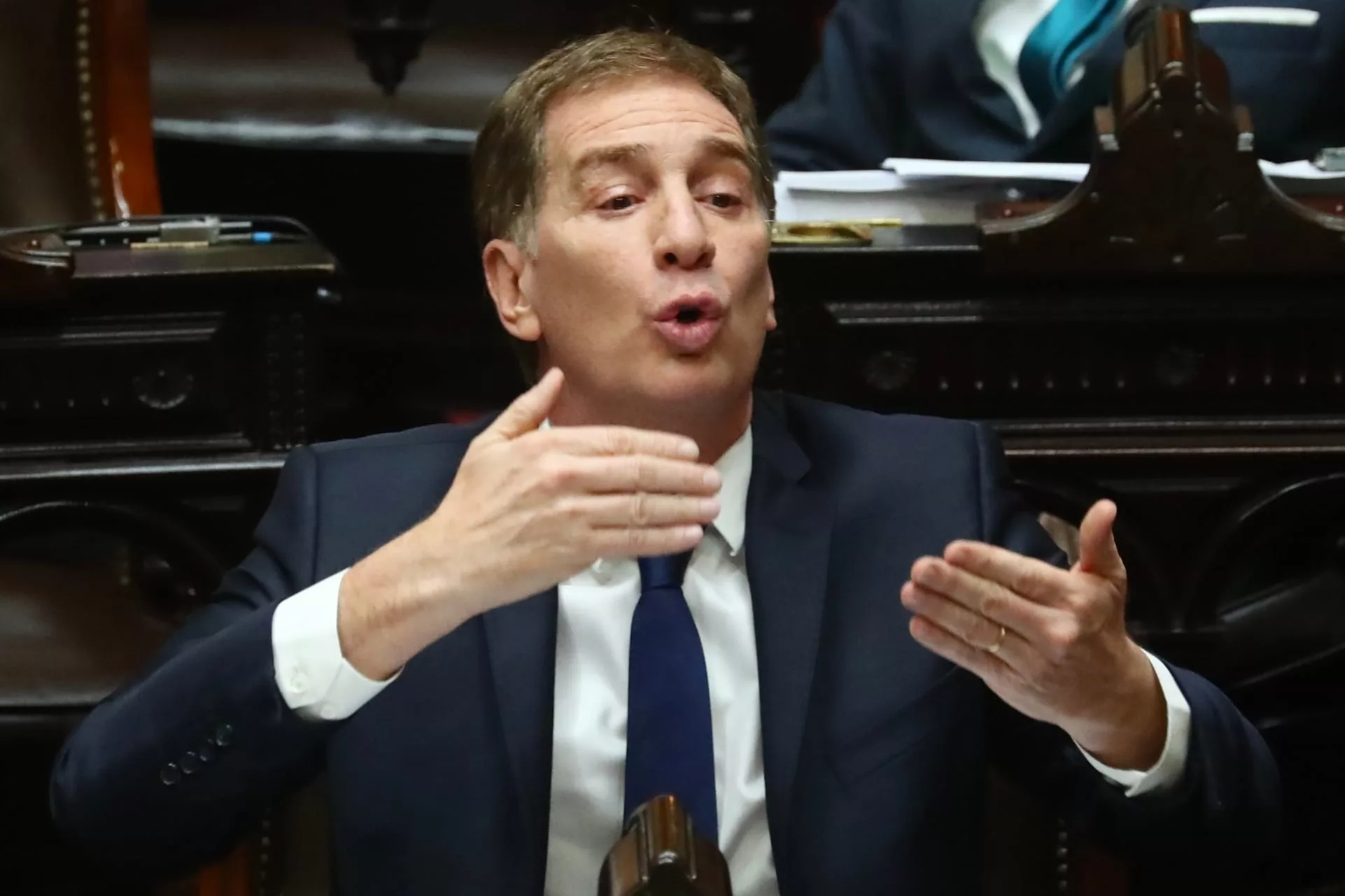 Diego Santilli en la Cámara de Diputados 