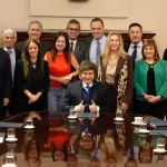 Milei mostró a su nuevo Gabinete y arengó a “trabajar entre todos” para sacar cuatro temas clave en el Congreso