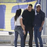 Riquelme, su presencia y su silencio en el adiós a Russo