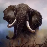 El elefante enloquece y ataca sin piedad a los vecinos del pueblo