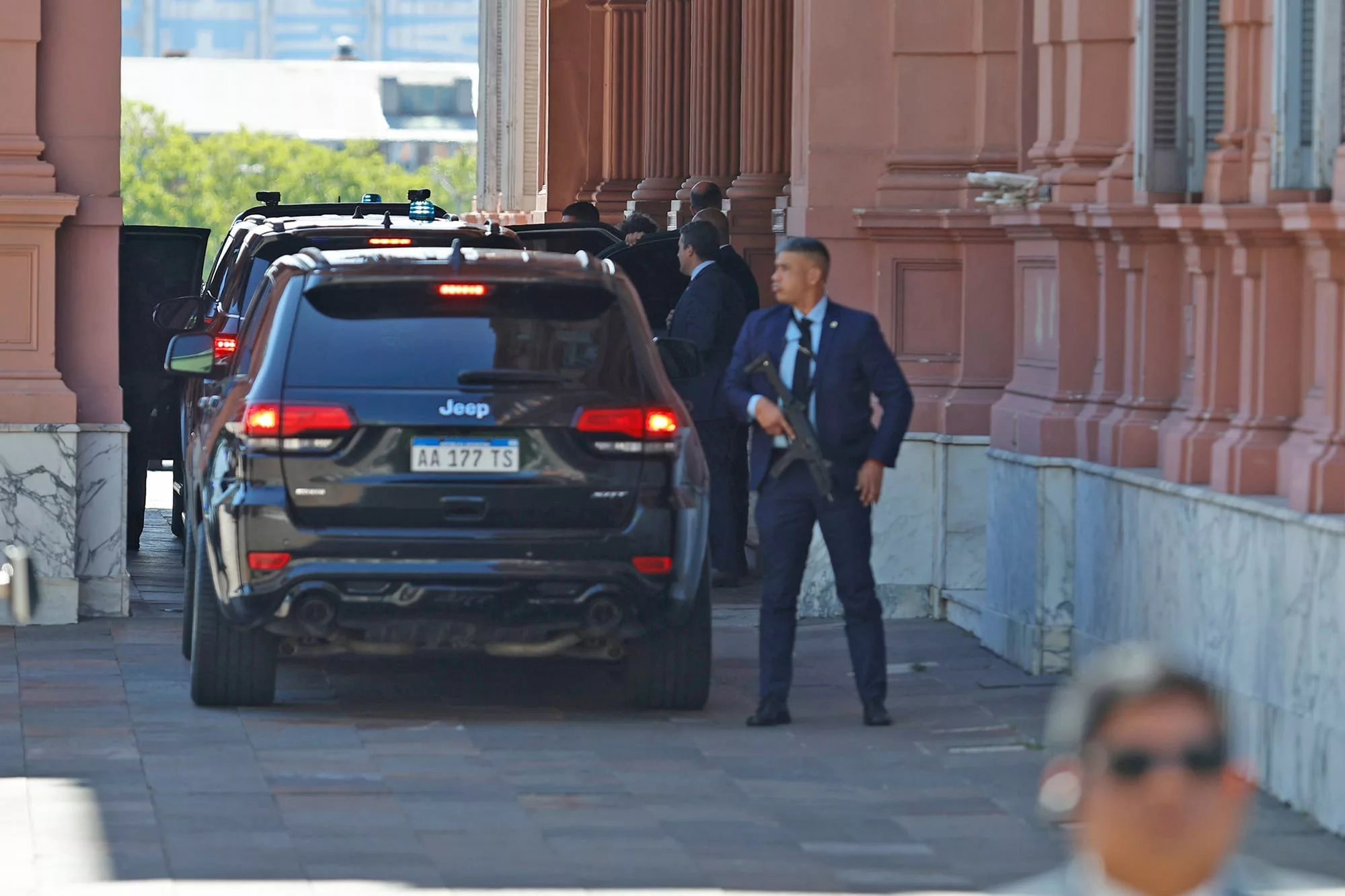 La explanada de la Casa Rosada